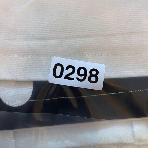 Colorful Natalie White Flare Jeans Size Small 24 Black Flame Print 100% Cotton - Picture 11 of 11